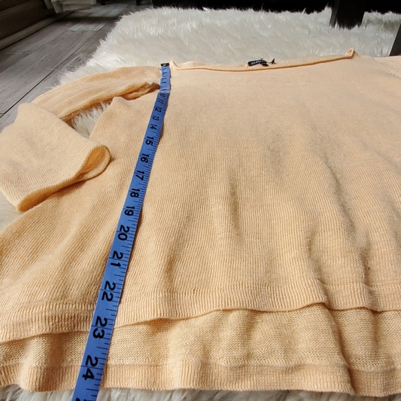Eileen Fisher Raw Edge Lightweight Slouchy Sweater - Picture 5 of 7